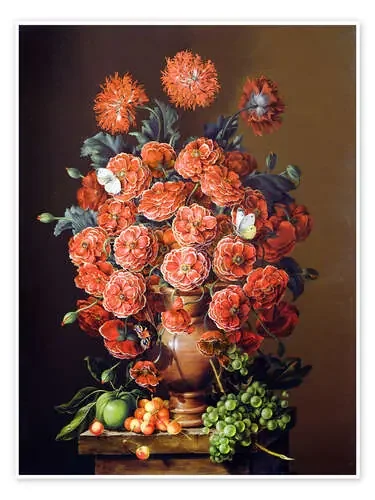 Amapolas en un jarrón de terracota, 2000 de Amelia Kleiser Bridgeman Images