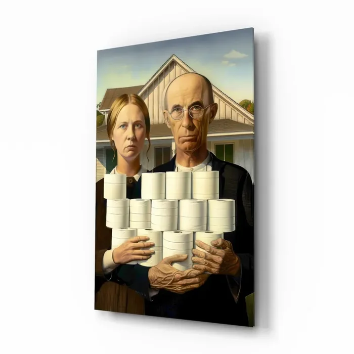 American Nightmare Glass Wall Art Designer Collection – 28.5 » X 18 «