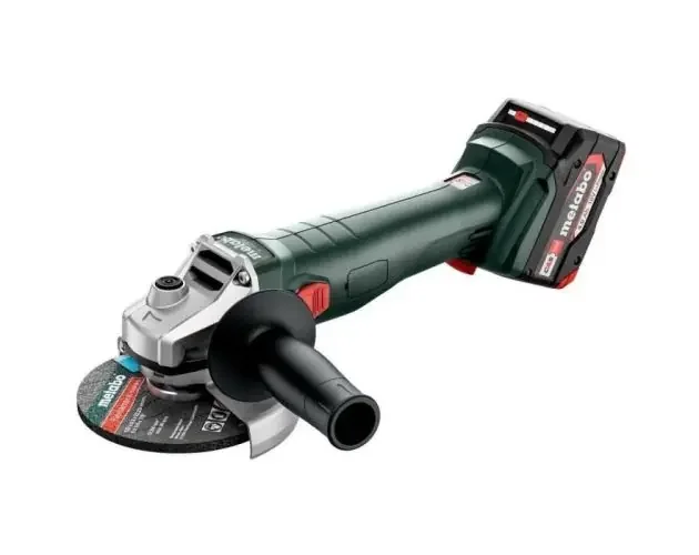 Amoladora angular a batería – metabo – w 18 l 9-125 – 18 v – metabox 165 l | Brico Depôt Artigianale