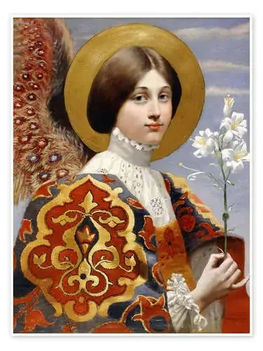 Angel of annunciation de Eleanor Fortescue-Brickdale Master Collection