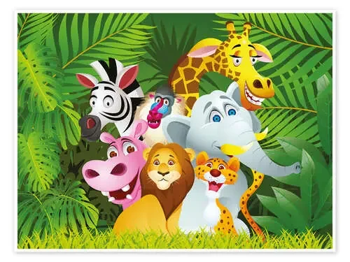 Animales de la jungla de Kidz Collection Editors Choice
