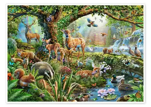Animales del bosque de Adrian Chesterman MGL Licensing