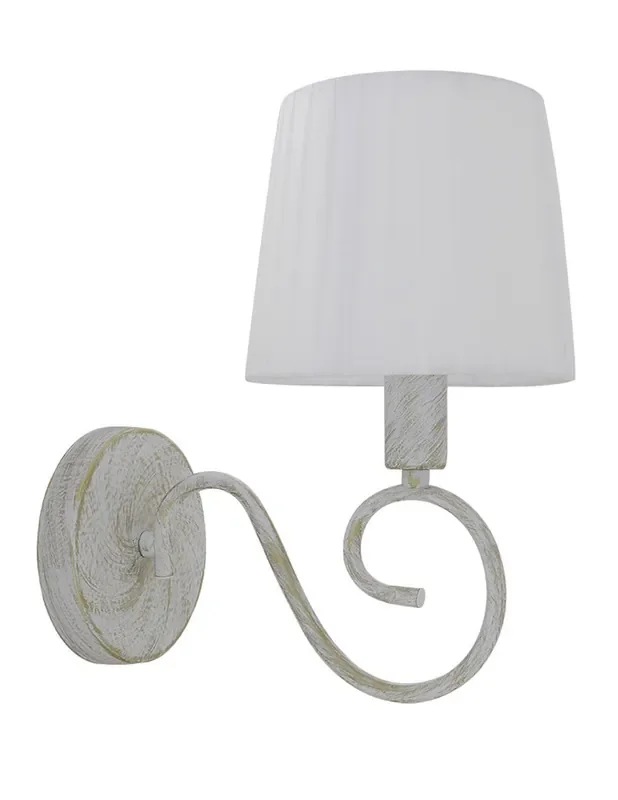 Aplique de Pared Amsterdam Blanco-Oro