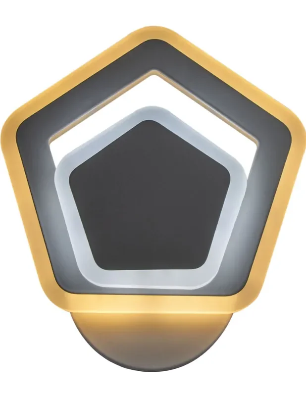 Aplique de Pared Forma Pentagonal led