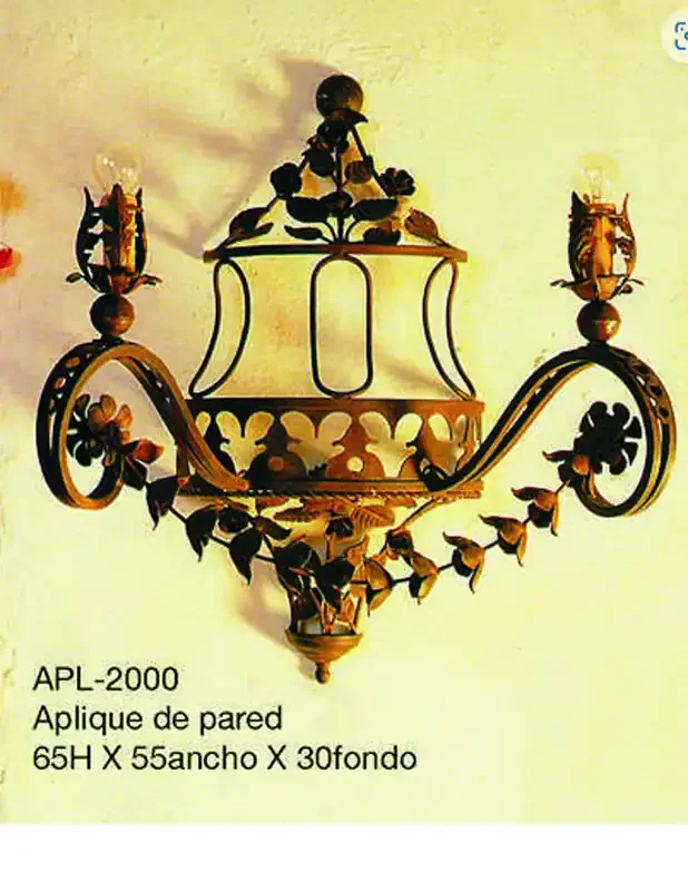 Aplique de pared Gran Formato 2 Luces