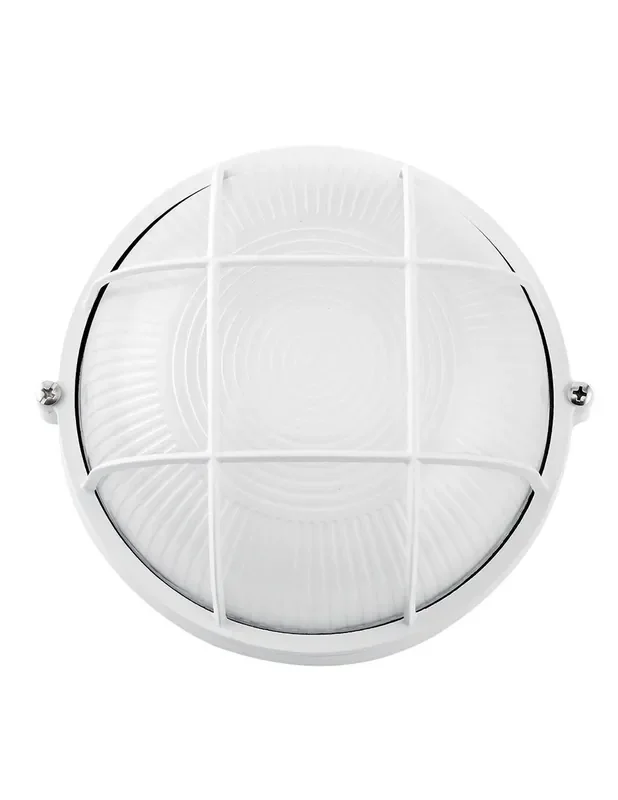 Aplique Exterior Redondo 25 CM Blanco