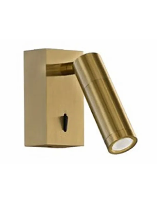 Aplique Hotel Cuero Led Bombilla Desmontable