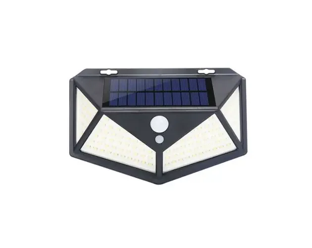 Aplique solar pared 800 lúmenes 114 LEDs 2400mah | Brico Depôt Spedizione Espresso