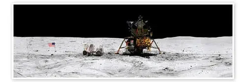 Apollo 16 aterriza en la luna de NASA Stocktrek Images