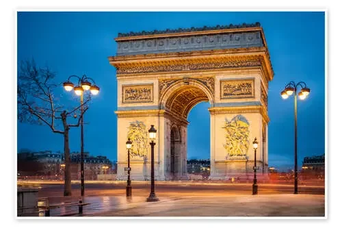 Arc de Triomphe in Paris de Jan Christopher Becke