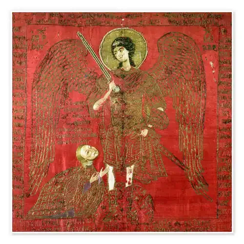 Archangel Michael with Manuel II Palaeologus Bridgeman Images