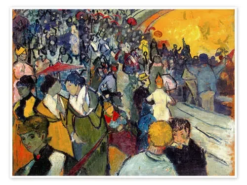 Arena in Arles de Vincent van Gogh Master Collection