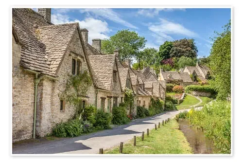 Arlington Row in Bibury, Cotswolds, Gloucestershire (England) de Christian Müringer