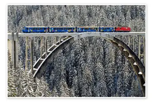 Arosa train Langwies Viaduct de Olaf Protze