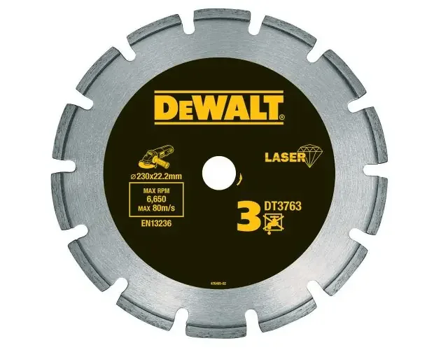 Artigianale Dewalt dt3761-xj – disco de diamante 125×22.2mm | Brico Depôt