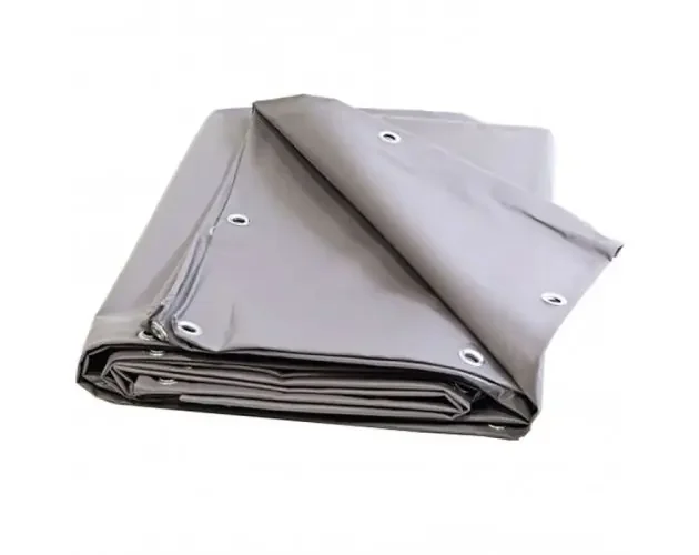 Artigianale Lona con estructura – gris – 5 x 4 m – PVC de 680 g-m2 alta calidad | Brico Depôt