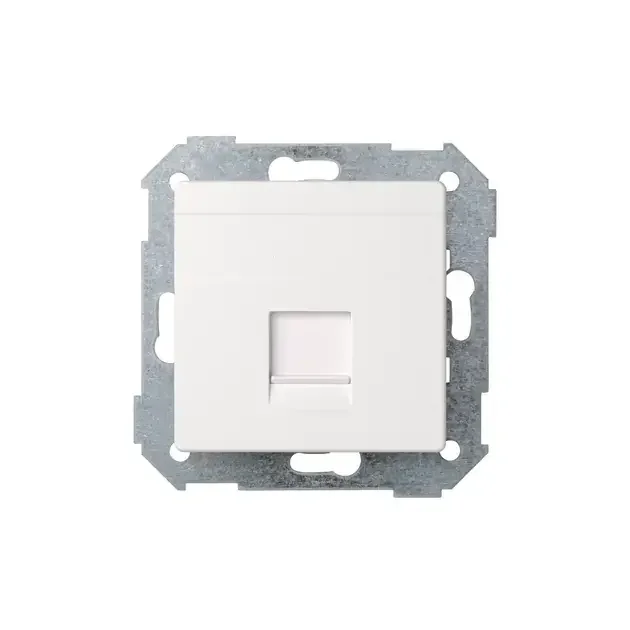 Artigianale Placa univ plana c/g polvo rj45 blanco mate | Brico Depôt