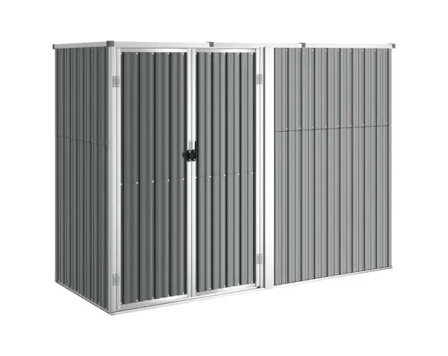 Artigianale vidaXL cobertizo herramientas jardín acero galvanizado 225x89x161 | Brico Depôt