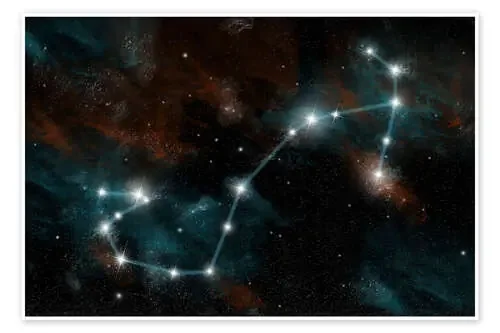 Artist‘s depiction of the constellation Scorpio the Scorpion. de Marc Ward Stocktrek Images