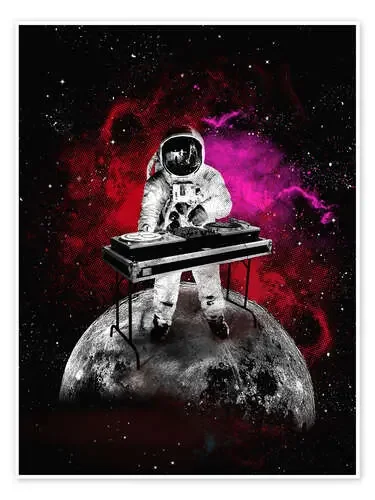 Astronauta dj de 2ToastDesign