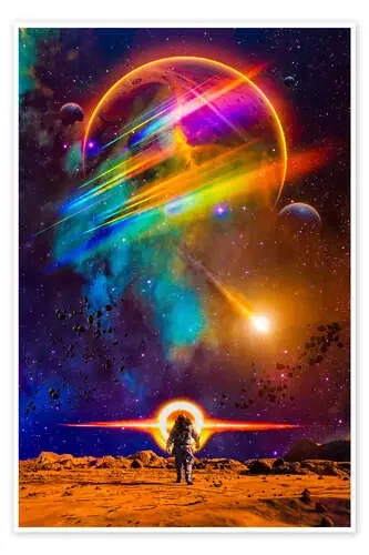 Astronauta en su misión a Marte de Gen Z