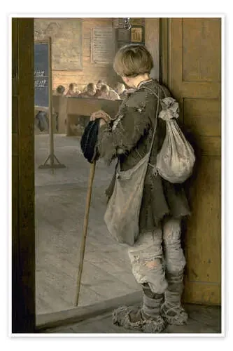 At School Doors de Nikolay Bogdanov-Belsky Master Collection