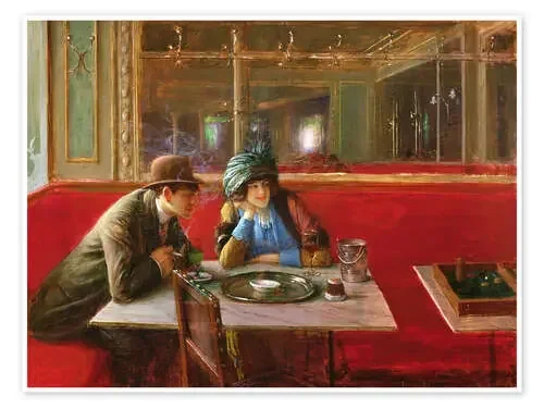 At the Cafe de Jean Beraud Bridgeman Images