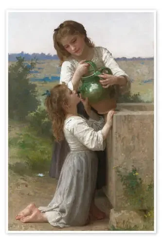 At The Fountain, 1897 de William Adolphe Bouguereau Master Collection