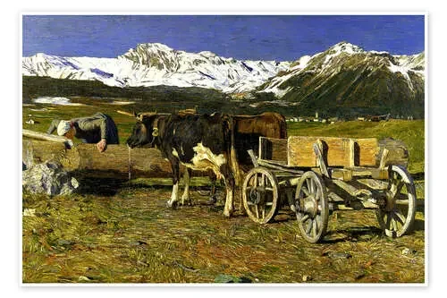 At the watering place de Giovanni Segantini ARTOTHEK