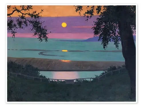 Atardecer de Félix Édouard Vallotton Master Collection