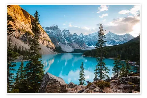 Atardecer en el lago Moraine, Canadá de Matteo Colombo