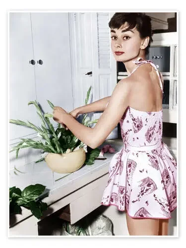 Audrey Hepburn in a Dress Everett Collection