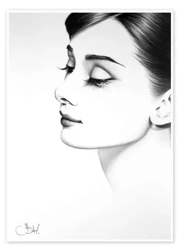 Audrey Hepburn IV de Ileana Hunter