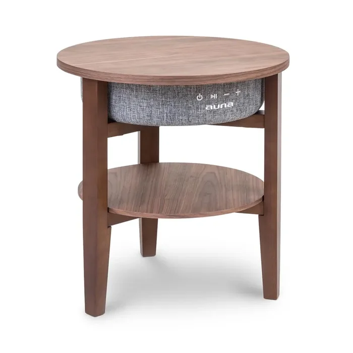 auna Milano mesa de altavoces 30 W RMS BT carga inalámbrica 2.200 mAh nogal Offerta Speciale