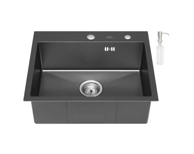 Auralum fregadero de cocina 1 seno 55×45×18,5cm fregadero bajo encimera de | Brico Depôt Acquista Ora