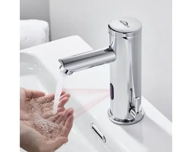 Auralum grifo de fregadero automático por infrarrojos de latón cromado con | Brico Depôt Direttamente Dal Produttore