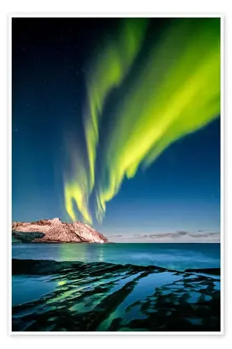 Aurora boreal en el norte de Noruega II de Sascha Kilmer