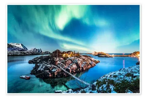Aurora boreal en el norte de Noruega (Isla Senja) de Sascha Kilmer