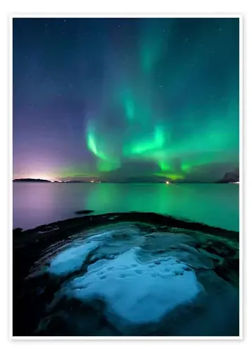 Aurora boreal en Vagsfjorden de Arild Heitmann Stocktrek Images