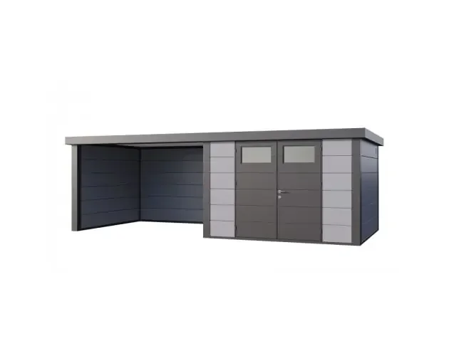 Autentico Caseta jardin nh9 c apoyo grande a la izquierda | gris claro | novo habitat | Brico Depôt