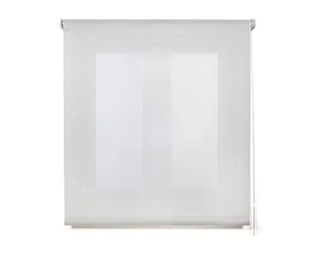 Autentico Estor enrollable translúcido brillante 150×270 gris plata | Brico Depôt