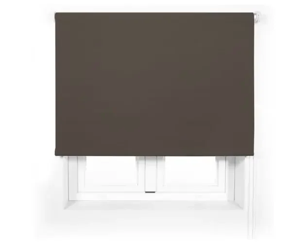 Autentico Estor translúcido premium a medida 80×240 marrón oscuro | Brico Depôt