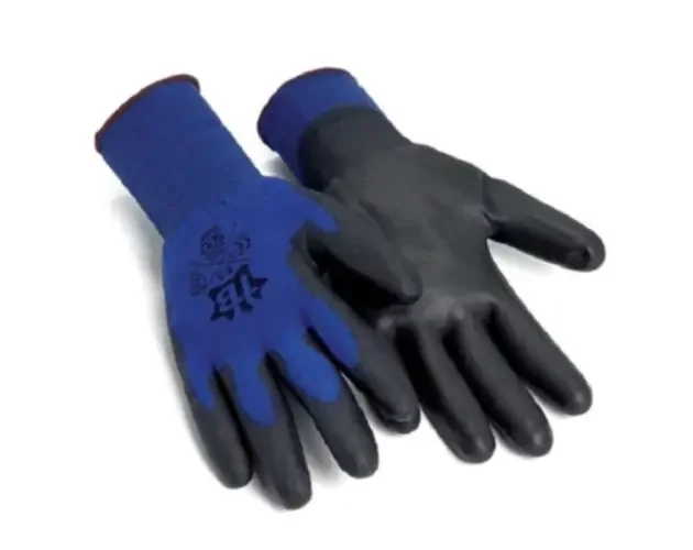 Autentico Guante nylon palma poliretano fino negro fine500 talla l-9 | Brico Depôt