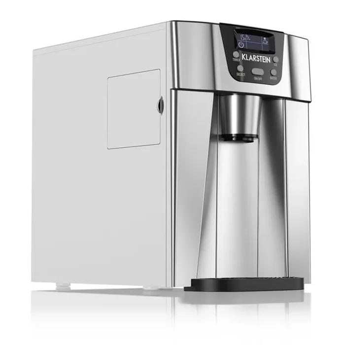 Autentico Ice Volcano 2GS Máquina de hielo LED 12kg plateada Plata