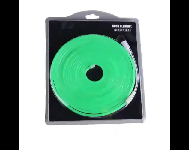 Autentico Neón LED flexible 12v, 5 metros 6x12mm 120 LEDs/m. Color verde | Brico Depôt