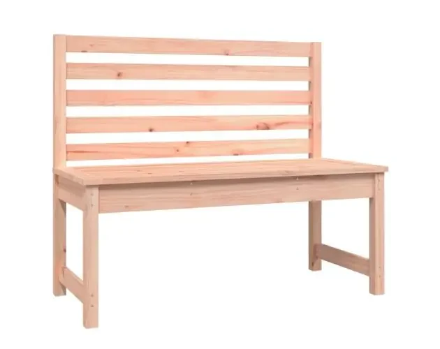 Autentico vidaXL banco de jardín madera maciza abeto de douglas 109 cm | Brico Depôt