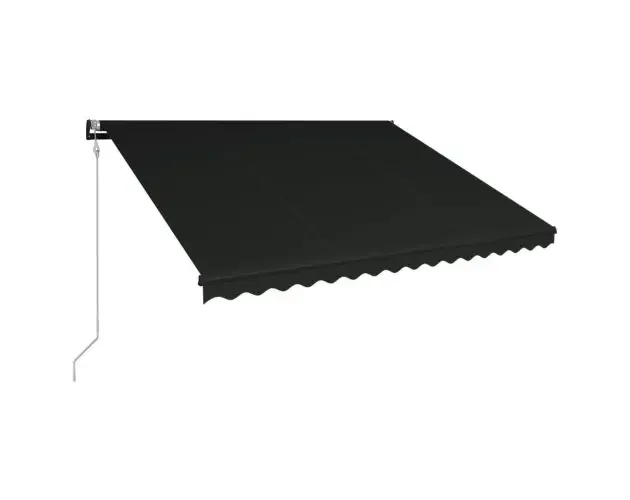 Autentico vidaXL toldo automático retráctil gris antracita 400×300 cm | Brico Depôt