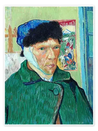 Autoretrato con la oreja vendada de Vincent van Gogh Master Collection