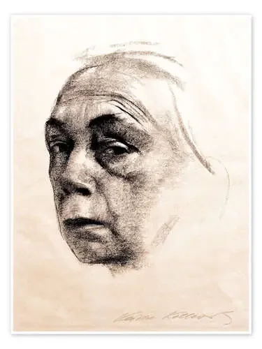 Autorretrato, 1924 de Käthe Kollwitz akg-images