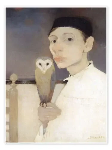 Autorretrato con Búho de Jan Mankes Master Collection